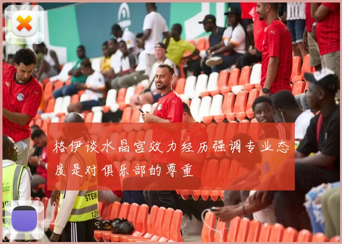 格伊谈水晶宫效力经历强调专业态度是对俱乐部的尊重
