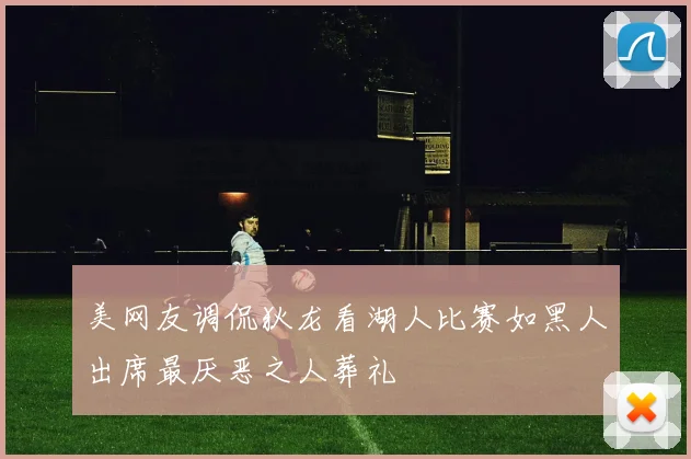 美网友调侃狄龙看湖人比赛如黑人出席最厌恶之人葬礼
